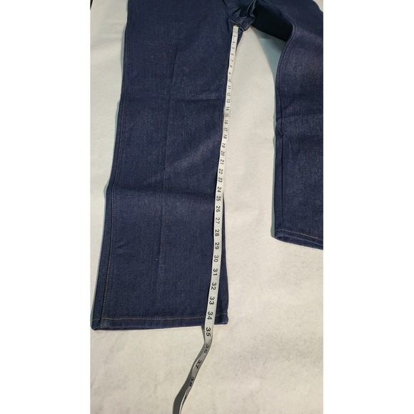 Vintage Wrangler Jeans Dark Denim Straight Leg Classic Fit Pants Size 42 New - Picture 6 of 7